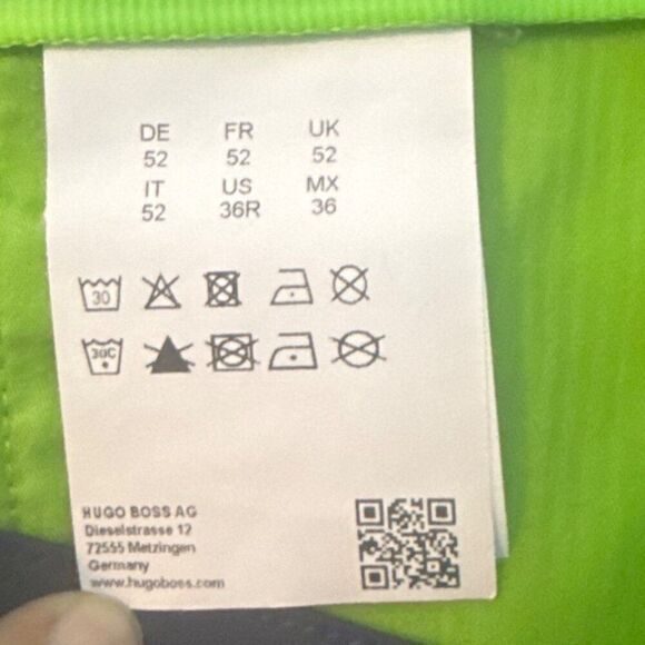 Hugo Boss Mens Slim Fit Navy Trousers Size 36/30 polyester - Picture 4 of 5